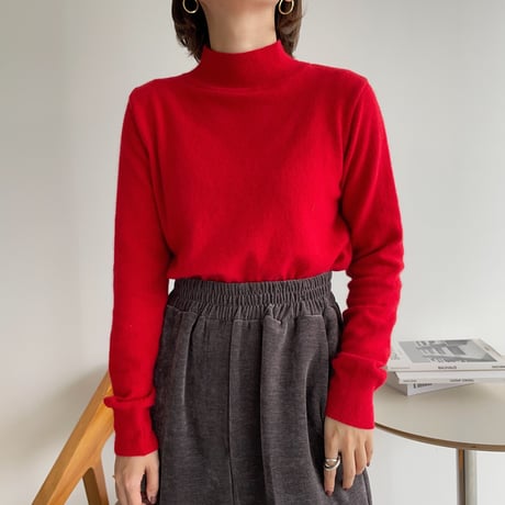 《予約販売》mock neck quality knit/5colors_nt1175