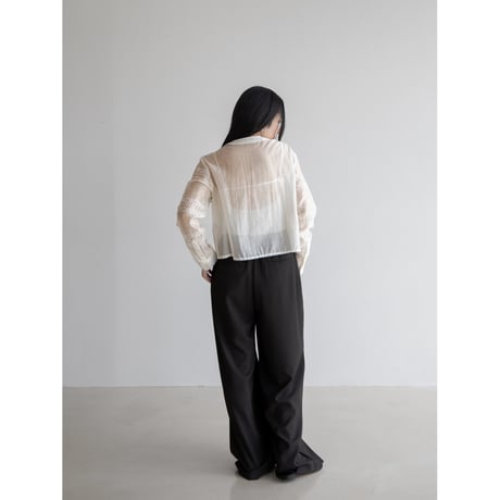 《予約販売》two tuck wide light pants/2colors_np0991