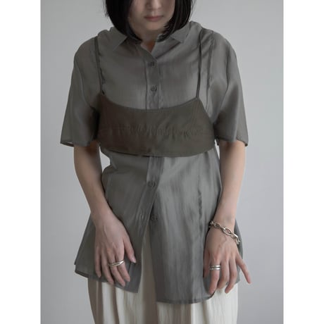 《予約販売》2way sheer shirt/3colors_nb0256