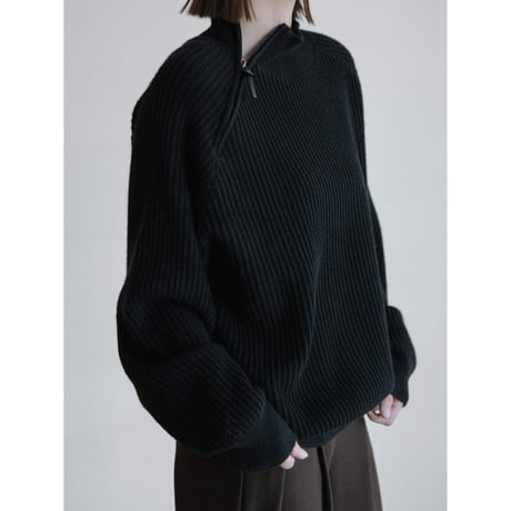 《予約販売》neck accent lib knit tops/2colors(unisex)_nt2478
