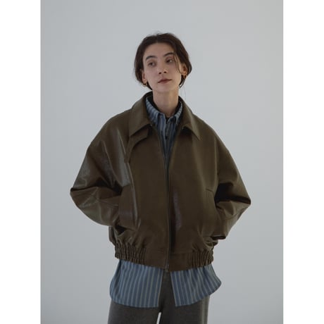 - AUTHENTIC series - button down mannish stripe shirt/2colors_an0021