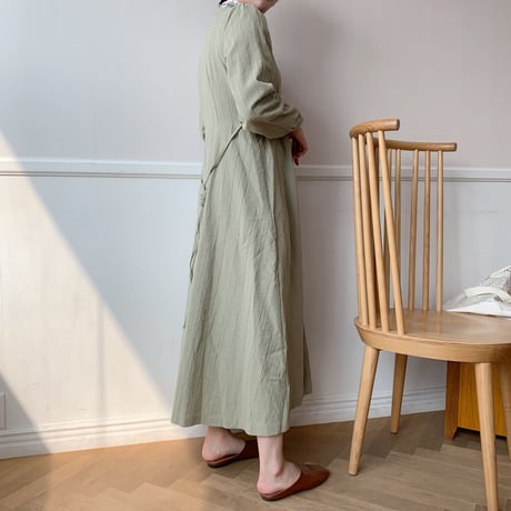 【NOKCHA  original】2way detail long ops/khaki