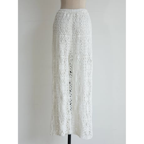 《予約販売》crochet knit pants_np1123