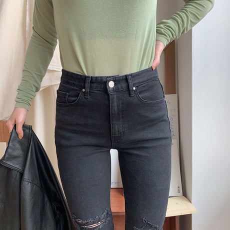 ✳︎予約販売✳︎stretch damage skinny pants_np0137