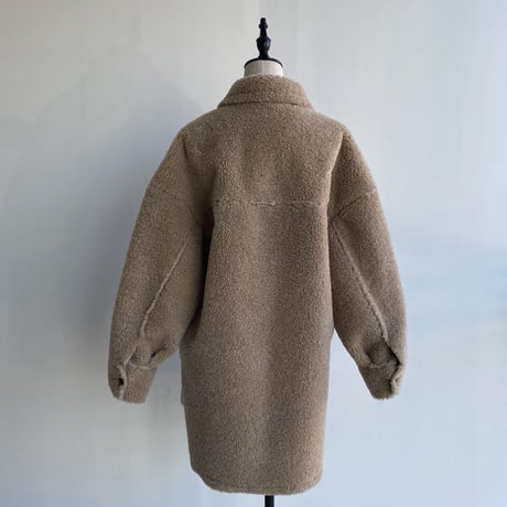 【nokcha original】boa mouton jacket/beige_no0186