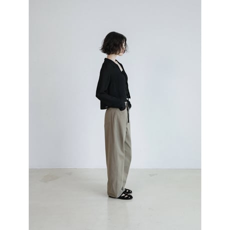 《予約販売》open sheer blouse/2colors_nb0390