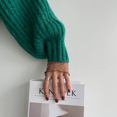 《予約販売》melange coloring knit/2colors_nt1109
