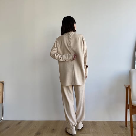 【nokcha original】2way jacquard blouse_nb0047