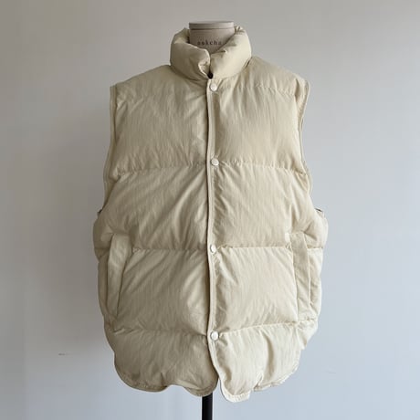 《予約販売》duck down daily vest/2colors_no0252