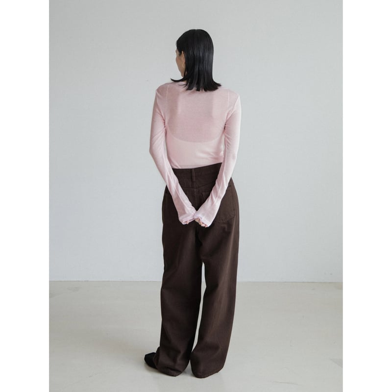 予約販売》oval twill pants/2colors_np1153 | NOKCHA