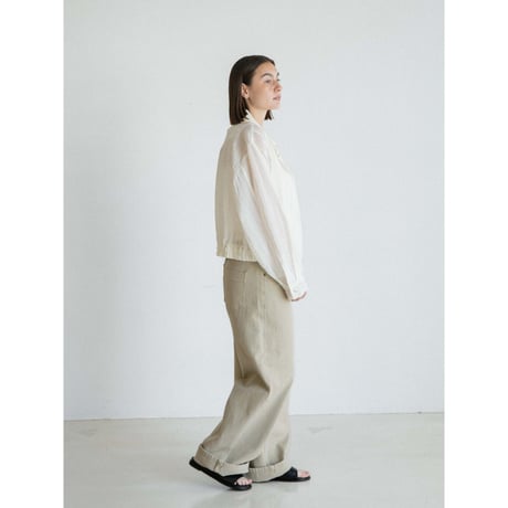 《予約販売》glossy sheer jacket/2colors_no0533