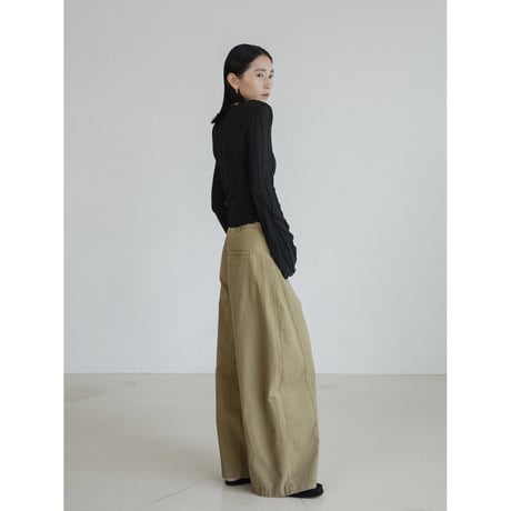 《予約販売》sheer accent knit tops/2colors_nt2384