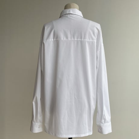 《予約販売》stripe mannish shirt/2colors_nb0127