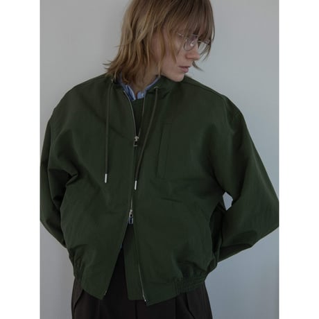 - AUTHENTIC series - neck string jumper/green_an0032