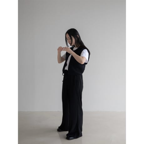《予約販売》jacquard knit vest/2colors_nt2038