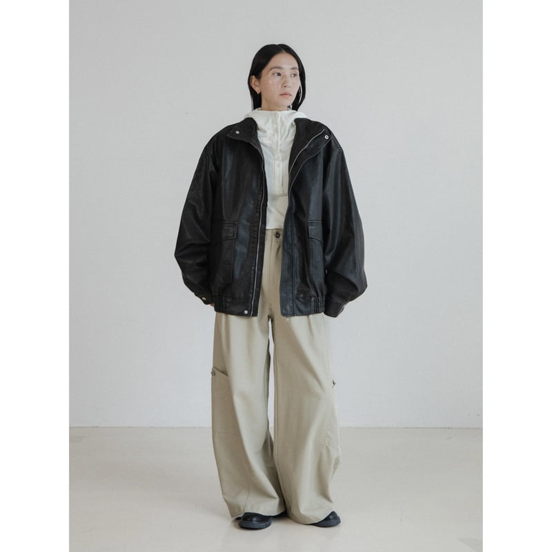 予約販売》ash fake leather jacket/2colors(unisex)_n