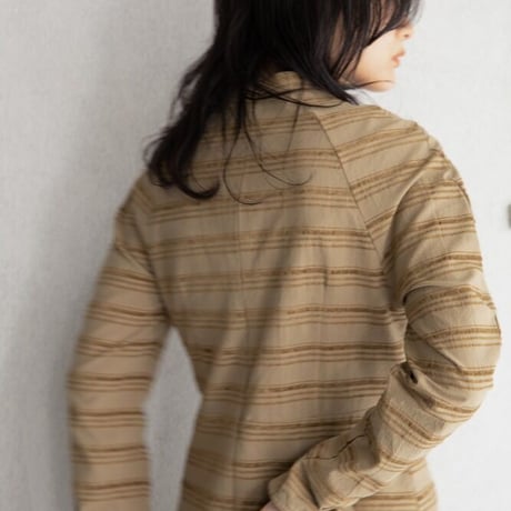 【nokcha original】jacquard lady dress/beige_nd0117
