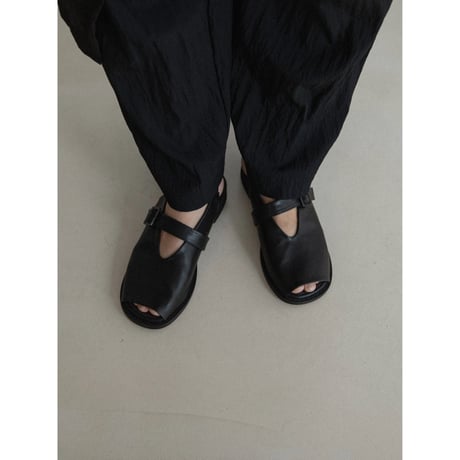 《予約販売》mannish buckle sandal_na0740