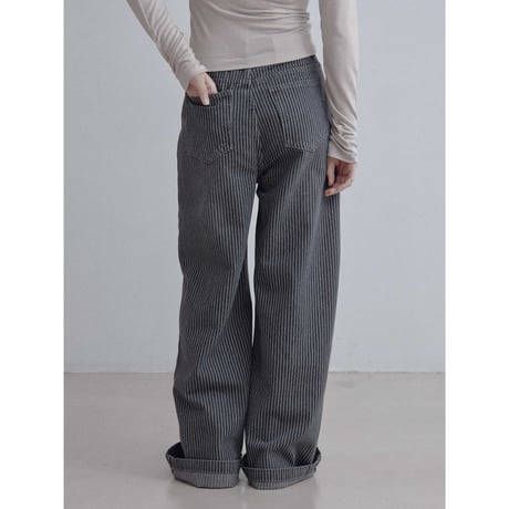 《予約販売》stripe soft jeans_nj0178