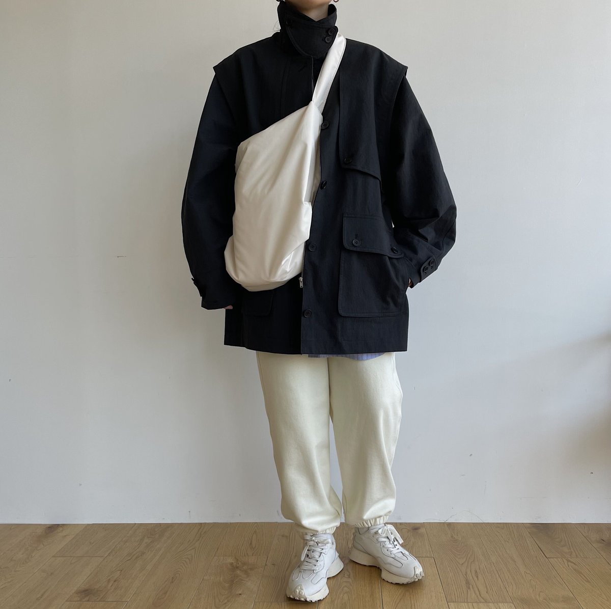 nokcha original】2way mannish jacket/deep navy_