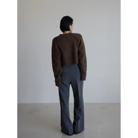 《予約販売》warm twill wide slacks pants/2colors_np1055