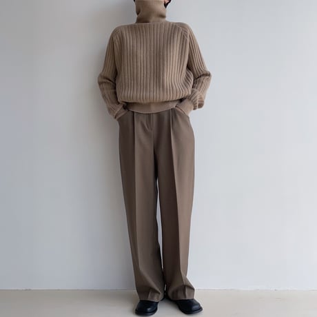 《予約販売》accent lib high neck knit/2colors_nt1926