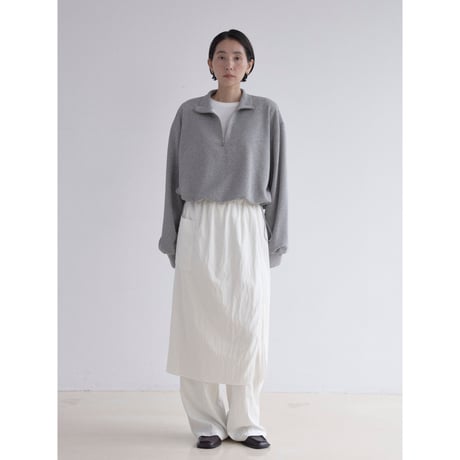 《予約販売》2way half zip rich pullover/3colors_nt2533