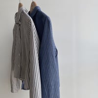 《予約販売》stripe croped shirt/2colors_nb0221