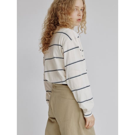 【NOKCHA original】elbow patch border tops_nt2486