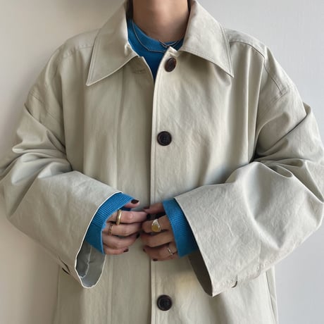 《予約販売》soutien collar middle coat_no0319