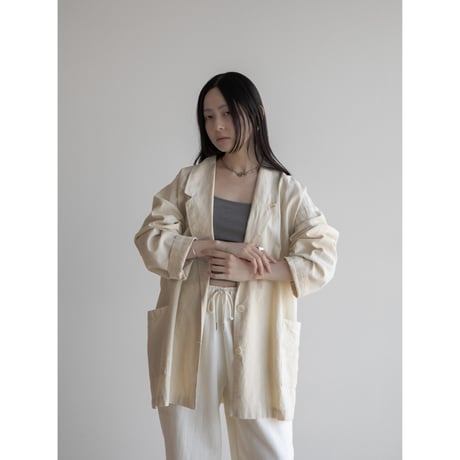 《予約販売》linen tailored jacket/3colors_no0384