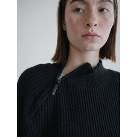 《予約販売》neck accent lib knit tops/2colors(unisex)_nt2478