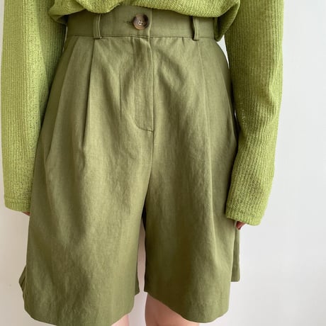 《予約販売》nuance linen half pants/2colors_np0574