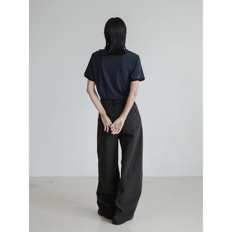 《予約販売》stripe cocoon jeans_nj0157