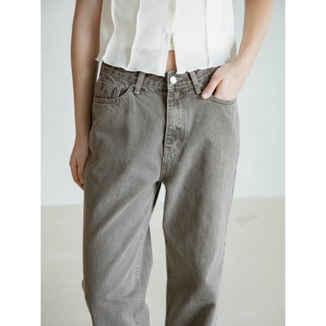《予約販売》ashed straight jeans/2colors_nj0191