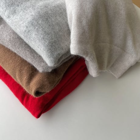 《予約販売》mock neck quality knit/5colors_nt1175