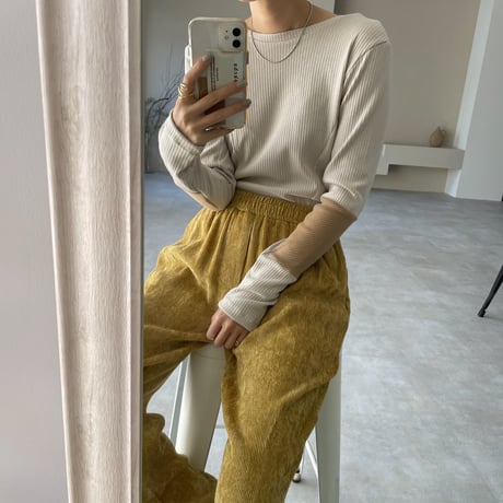【nokcha original】material lib tops/2colors_nt0878
