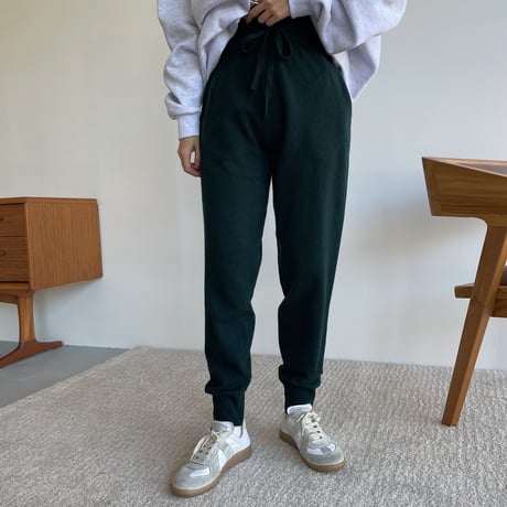 《予約販売》cashmere jogger pants/3colors_np0512