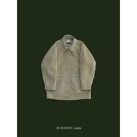 - AUTHENTIC series - real suède rich jacket/écru_an0014