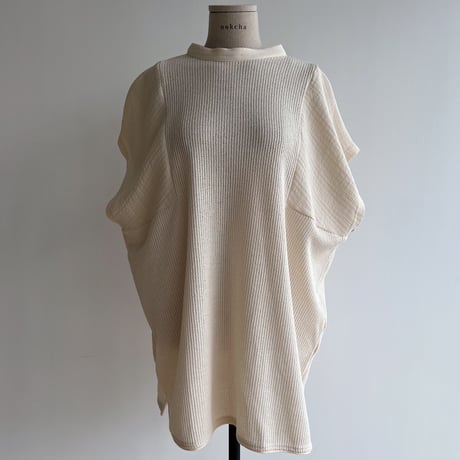 【nokcha original】2way material tops_nt1354