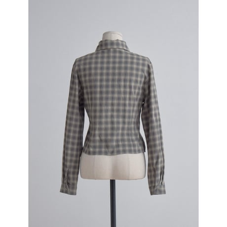 《予約販売》check minimal shirt_nb0361