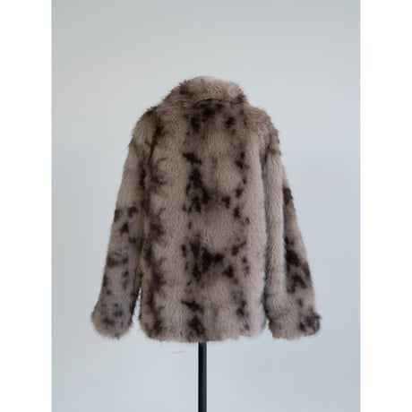 《予約販売》toggle button fur jacket_no0491