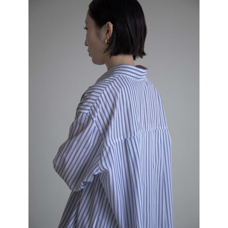《予約販売》double stripe over shirt/2colors_nb0265