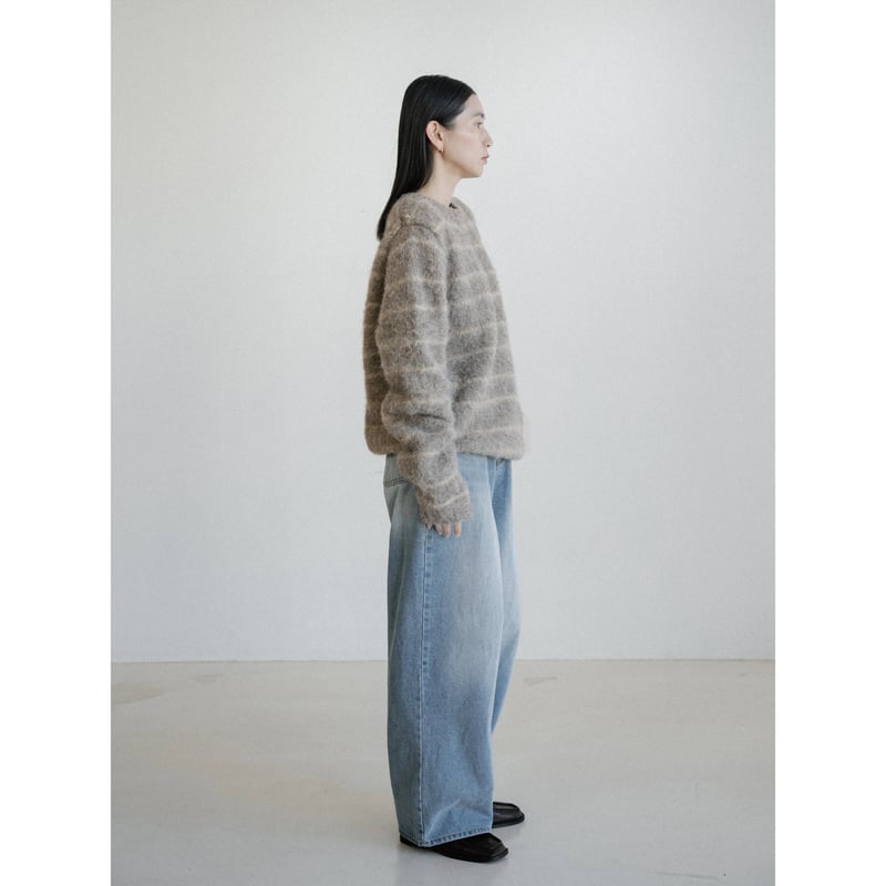 予約販売》border knit pullover/2colors(unisex)_nt24