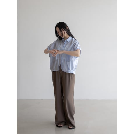 《予約販売》mannish stitch shirt/2colors_nb0243