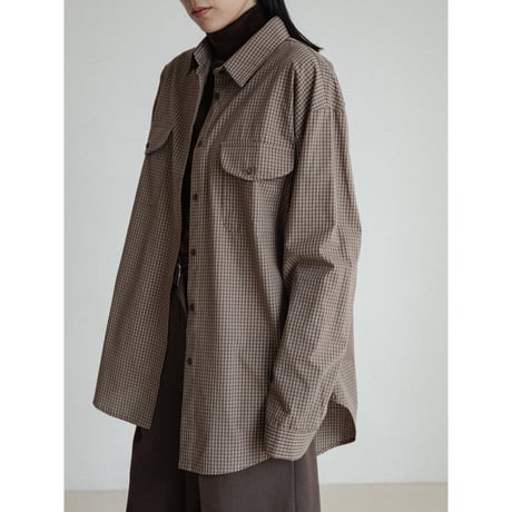 《予約販売》graph check shirt/2colors_nb0337