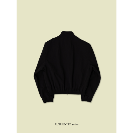 - AUTHENTIC series - neck string jumper/charcoal brown_an0033