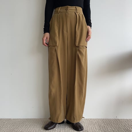 【nokcha original】2way pocket pants/olive khaki_np0666