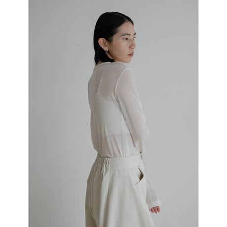 《予約販売》accent daily sheer tops/3colors_nt2240