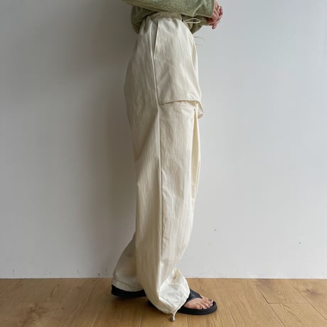 【nokcha original】2way pocket washer pants/ivory_np0768